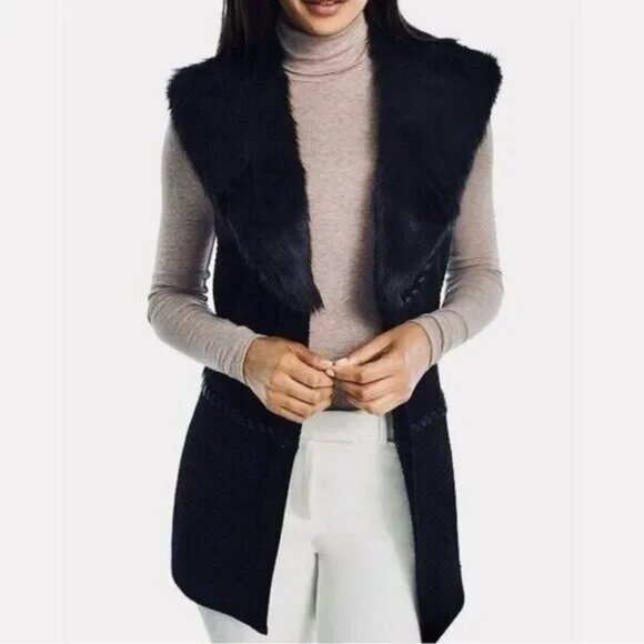 White House Black Market Sweaters - 2/$30 White House Black Market Open Vest Cardigan Duster Large #A0074